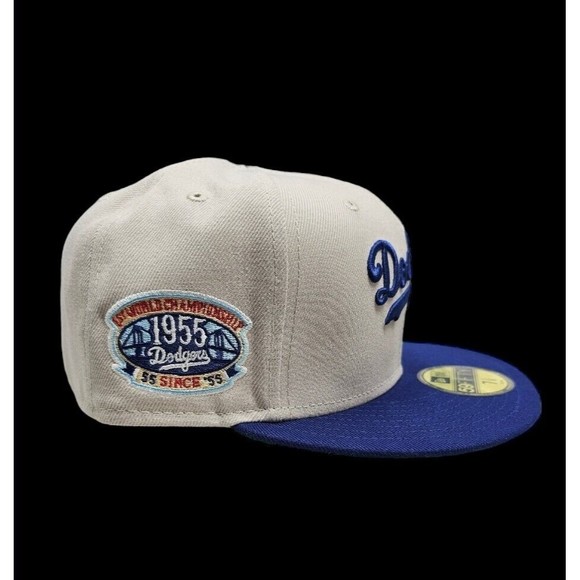 Jackie Robinson 5950 New Era Hat Los Angeles Dodgers Cap #42 RARE! 7 ⅜ 🎁 - Picture 2 of 7